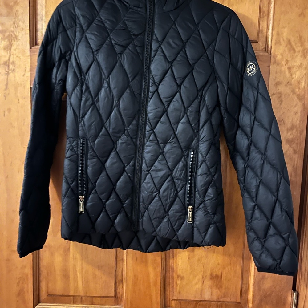 Michael Kors Black Quilted Puffer Jacket